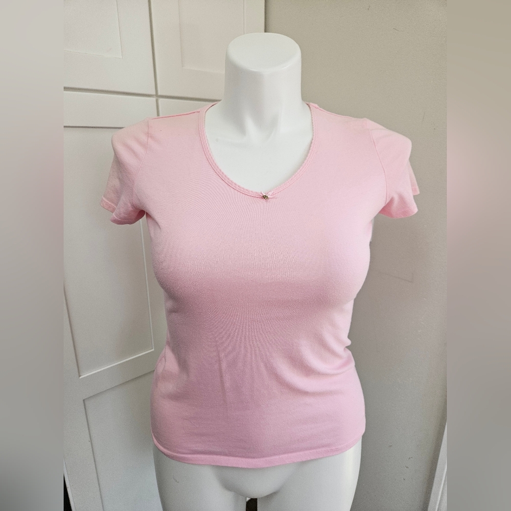 Nautica Women’s Pink Sleepwear Shirt Size Small